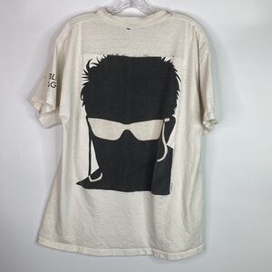 Vintage Public Image Single Stitch White Tshirt Size Large GRUNGE